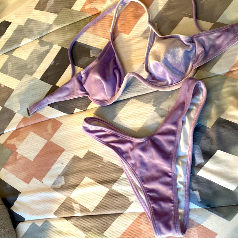 Lavender Velvet 2 piece set